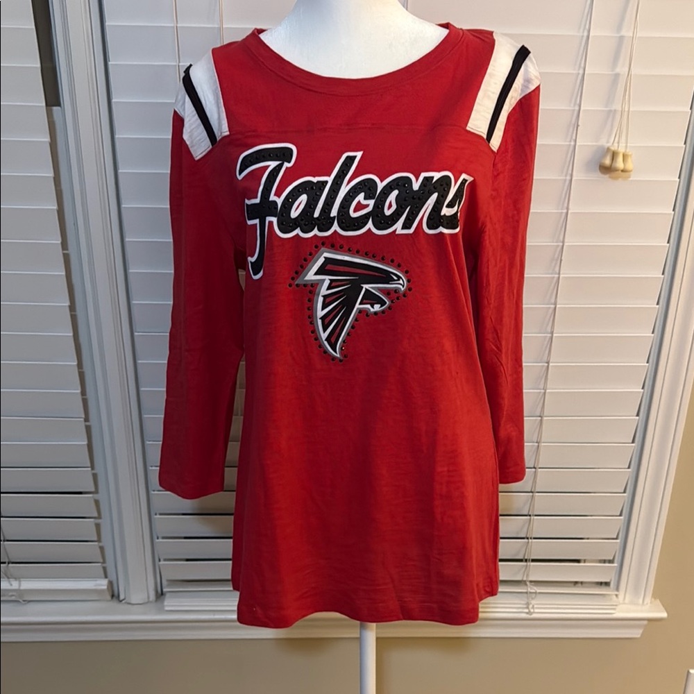 Falcons Women's Red Top